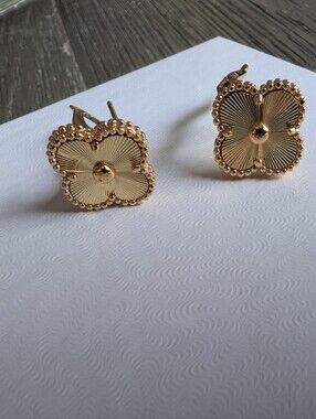 Alhambra Gold Toned Earrings
